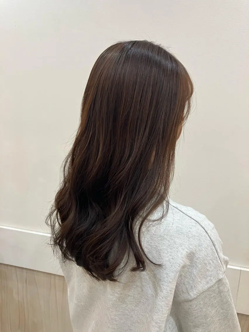 ミディアム ヘアカラー トリートメント yukari 艶髪ヘアのヘアスタイル