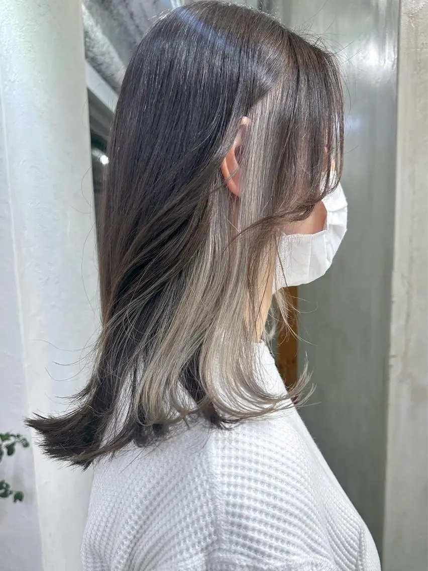カラー カット ヘアカラー トリートメント ブリーチダブルカラー 【koide】のヘアスタイル