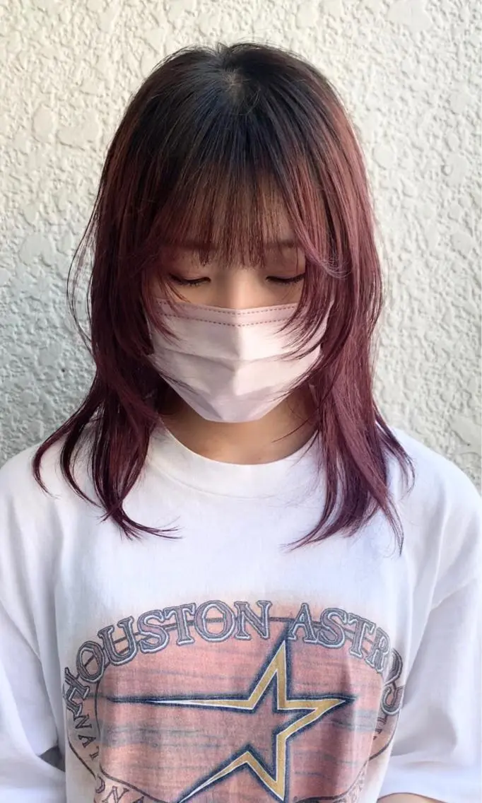 ミディアム カラー パーマ ヘアアレンジ メンズ キッズ ネイル マツエク・マツパ アイブロウ メンズブリーチ メンズハイライト メンズハイトーン メンズインナーカラー メンズ韓国風 ヘアカラー 🦕ウルフカット 🦕ａｋｉｈｏのヘアスタイル