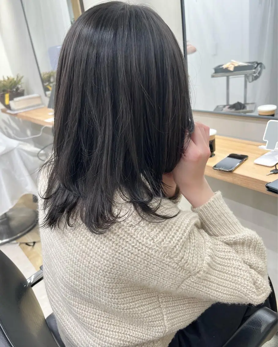 ミディアム カラー グレージュ お洒落パーマ/ボブ ❄️Tomoka❄️のヘアスタイル