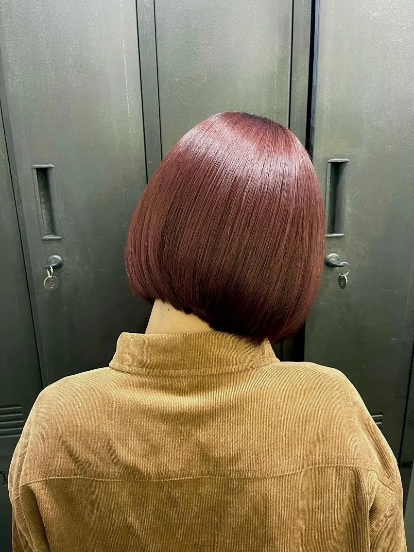 ショート カラー 鈴木 未夢のヘアスタイル