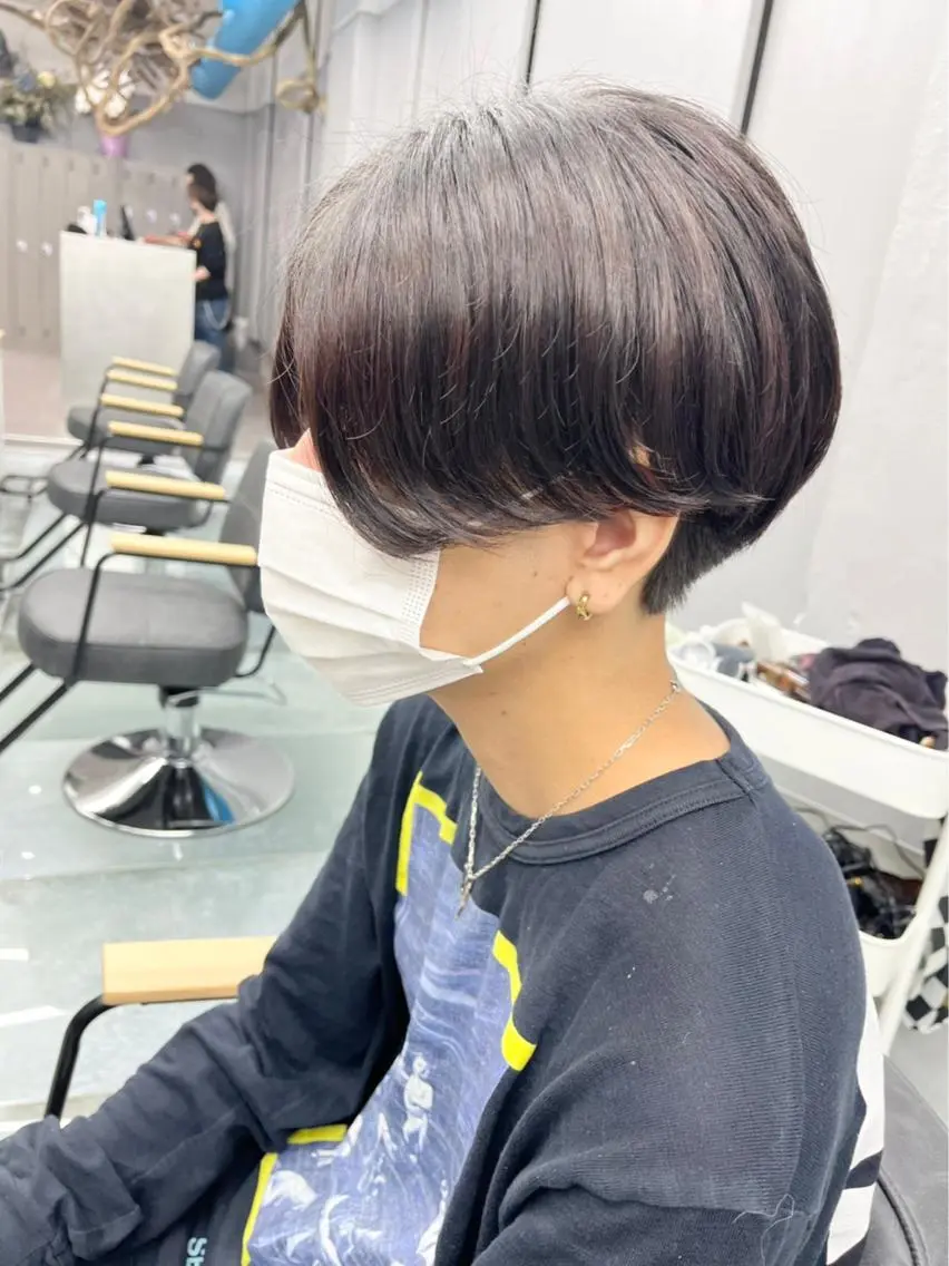 パーマ メンズ 松戸レイヤーカット 塚原悠斗のヘアスタイル