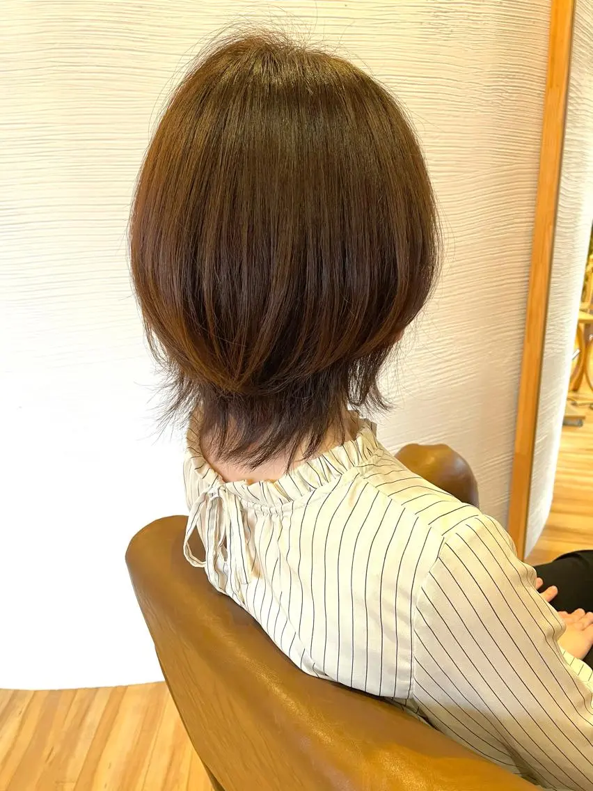 ショート カラー ブリーチ ブラウンカラー ケアブリーチ 透明感カラー ココアブラウン ヘアカラー 北九州美容室 🕊️わかな✂︎のヘアスタイル