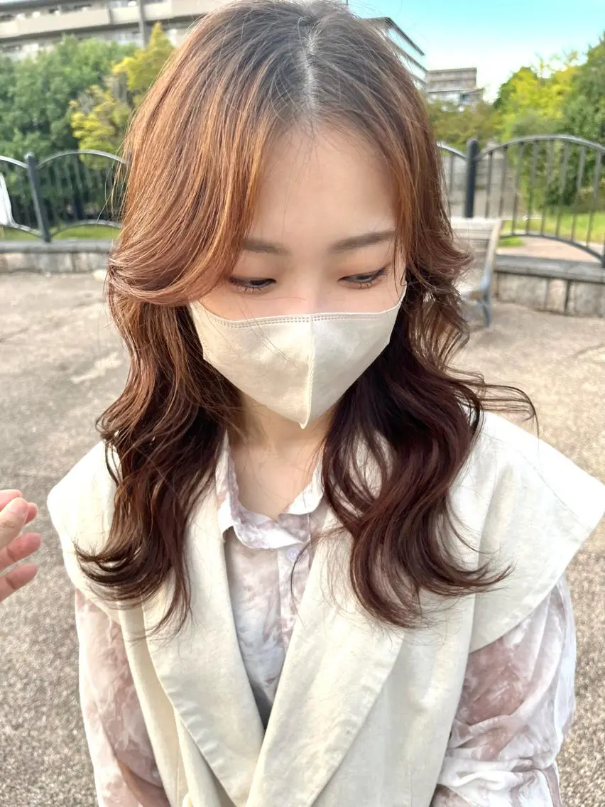 ロング カラー ヘアアレンジ 似合わせレイヤー✄﻿ ヨシノ マサキのヘアスタイル