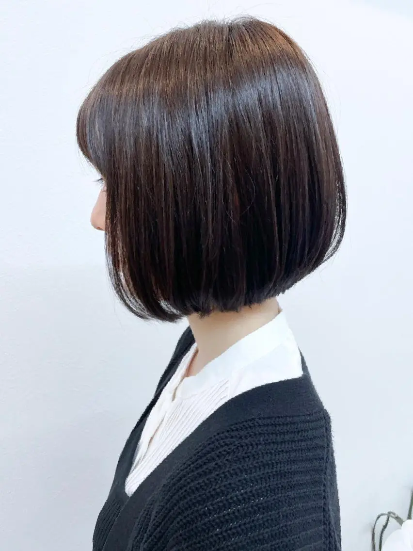 ミディアム ショートボブ ボブ ⭐️バッサリカット モデル募集⭐️佐野のヘアスタイル