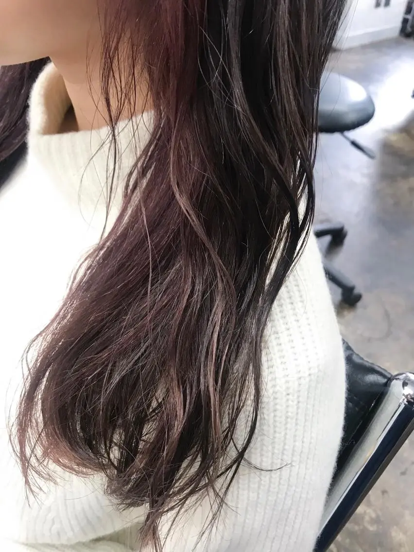 ロング 初めてでも失敗しない 透明感カラー Miiのヘアスタイル