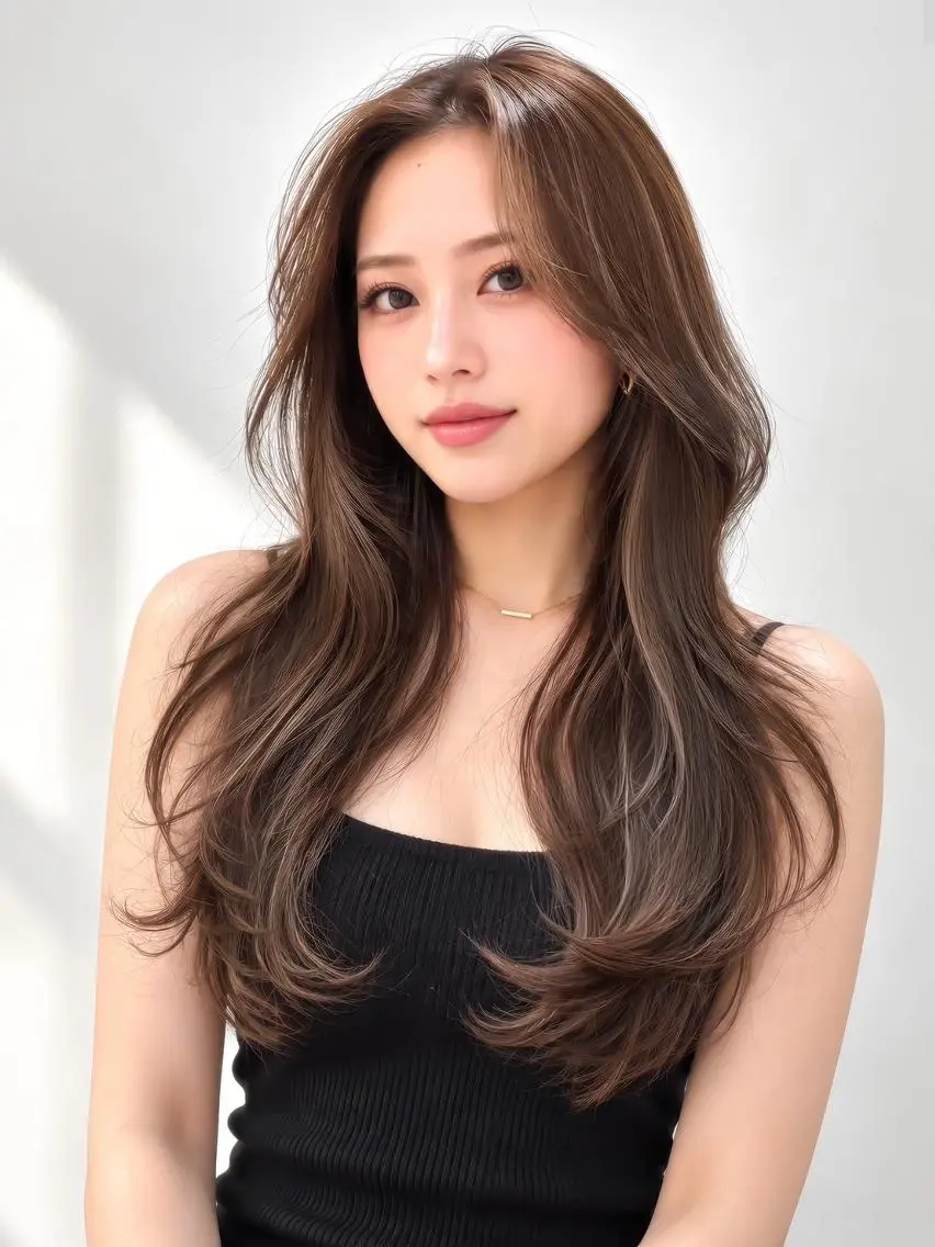セミロング カット 難波/ヘアカラー ルービック難波のヘアスタイル