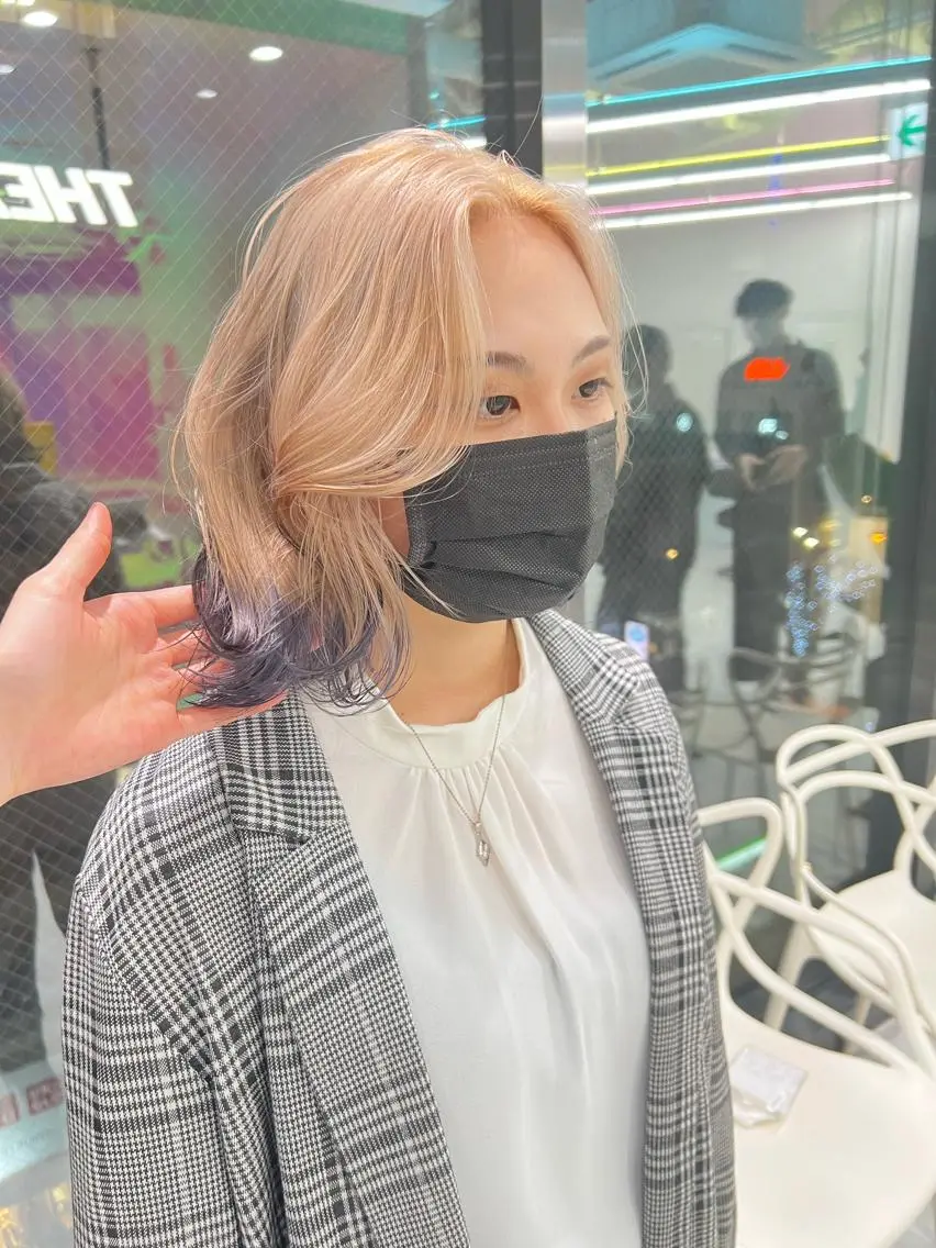 ショート カラー パーマ ヘアアレンジ メンズ キッズ ネイル マツエク・マツパ アイブロウ KANAMI 🌏のヘアスタイル