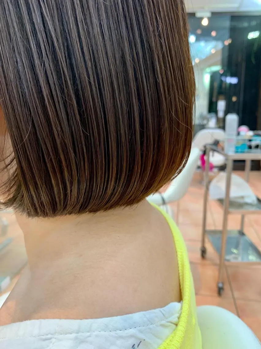 ショート カラー カット ヘアカラー トリートメント 髪質改善 Blumeのヘアスタイル