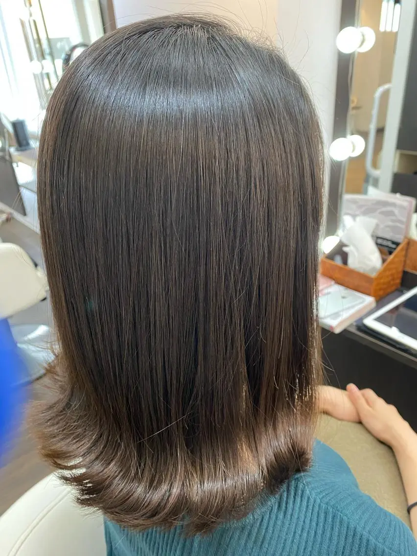 ミディアム 縮毛矯正 髪質改善FORMA 💫S.Katohのヘアスタイル