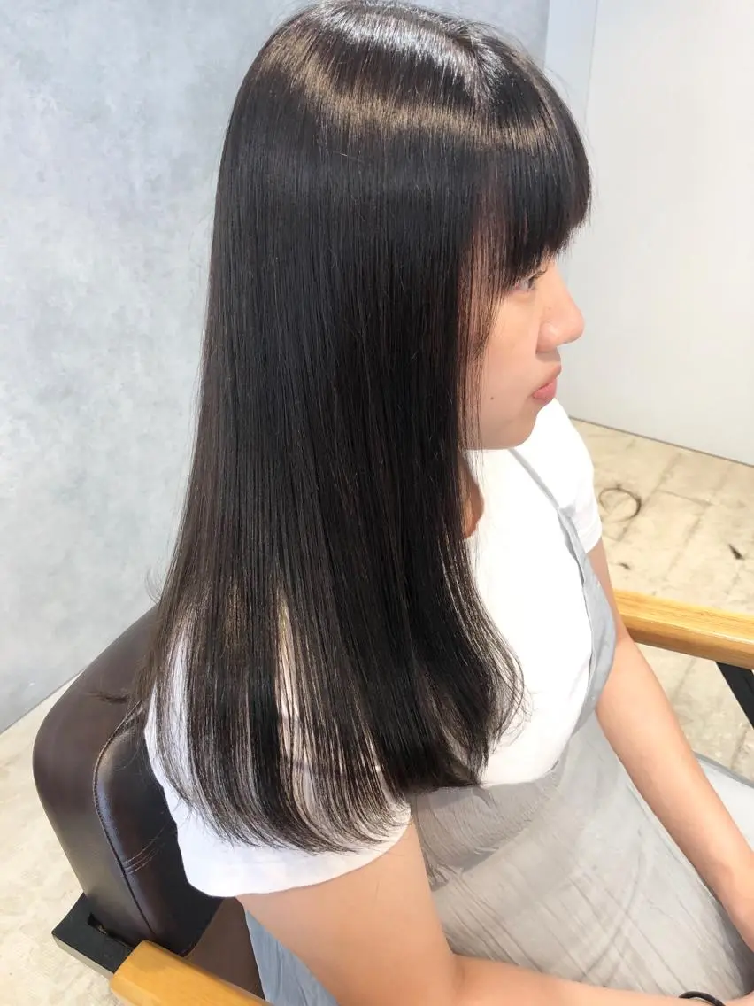 ロング カット トリートメント 東 みのりのヘアスタイル