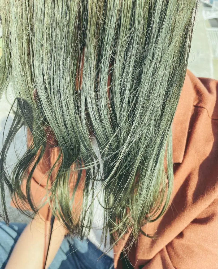 ミディアム カラー ブリーチ 吉田 浩太郎のヘアスタイル