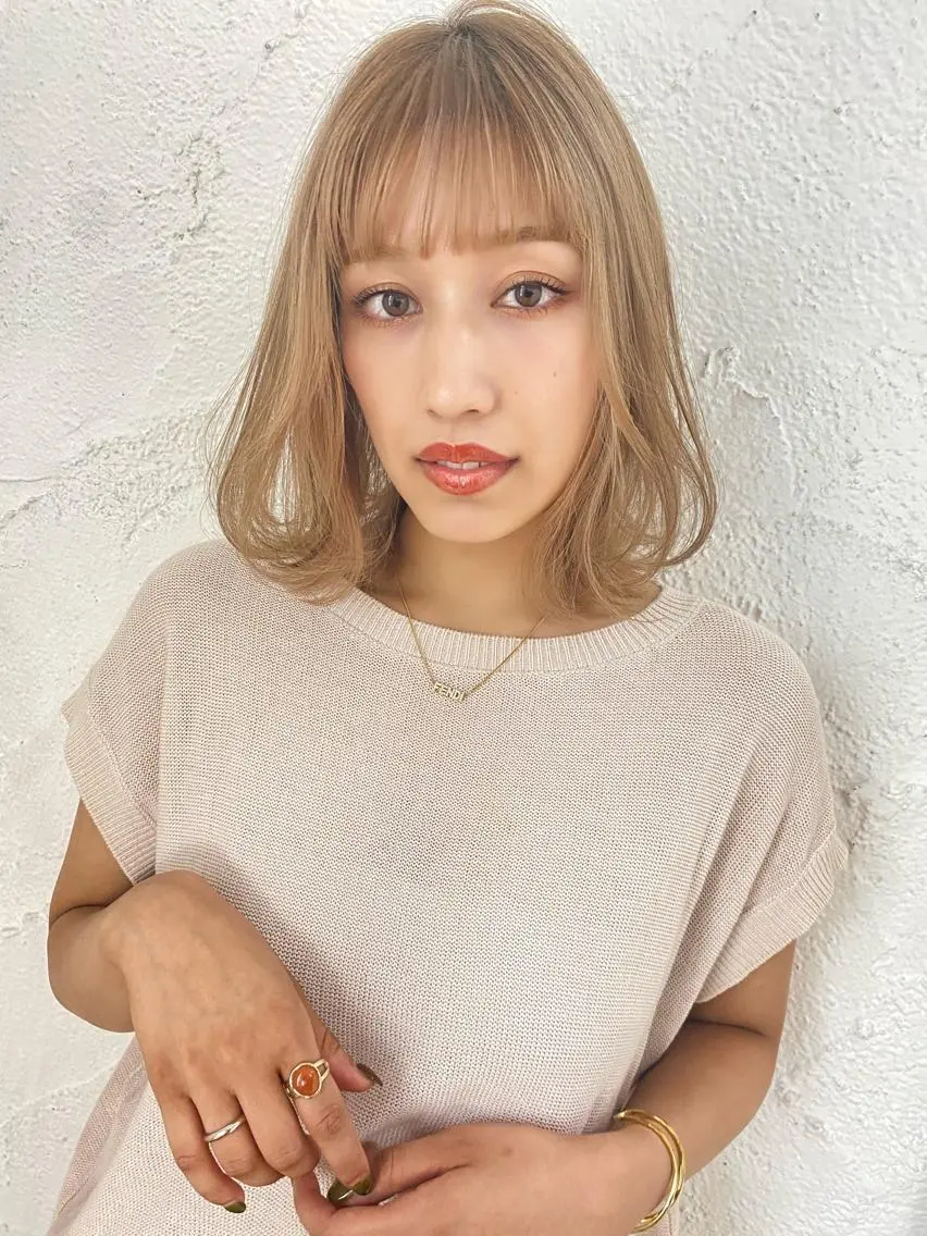 ショート カラー アディクシーカラー ブリーチ 透明感カラー エドルカラー イルミナカラー ヘアカラー 夜23時まで予約🉑 reverieあきらのヘアスタイル