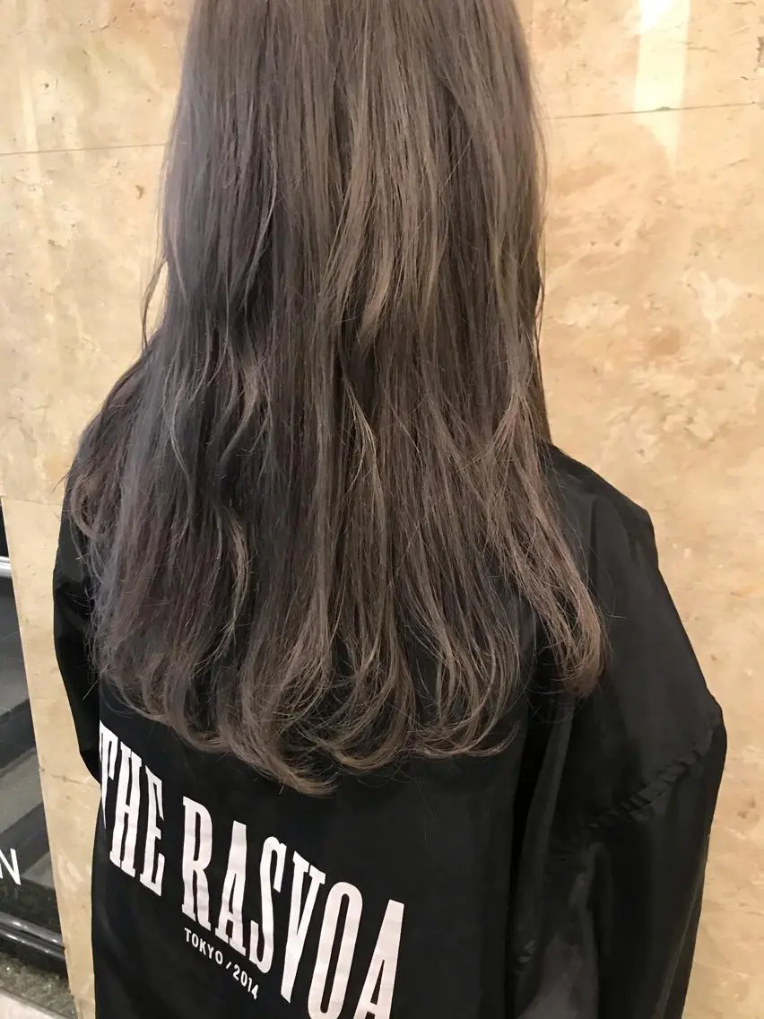 ミディアム カラー ヘアカラー トリートメント Ryo ／透明感カラーのヘアスタイル