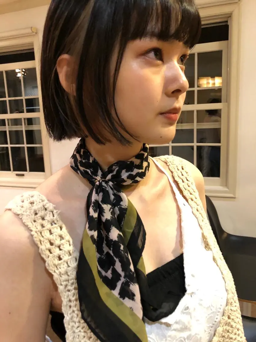 ショート カラー eri kinjoのヘアスタイル
