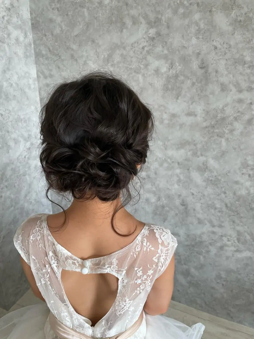 ミディアム ヘアアレンジ キッズ ヘアセット Takagi Nanamiのその他イメージ