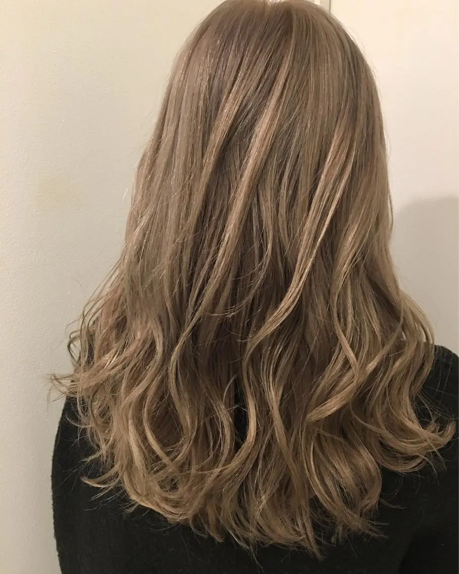 セミロング カラー ヘアカラー トリートメント 🌈評価No.1🌈 艶髪カラー❌エクステのヘアスタイル