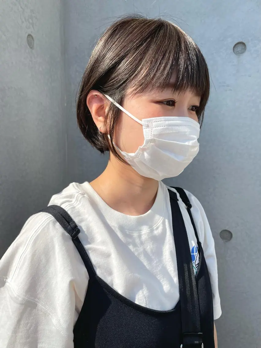 ミディアム カラー 東 みのりのヘアスタイル