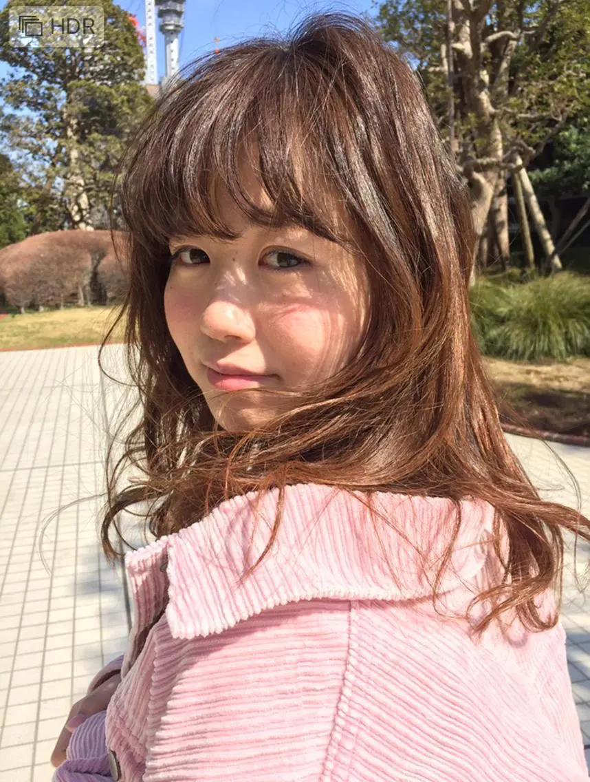 セミロング カラー HAUS 片山みほのヘアスタイル