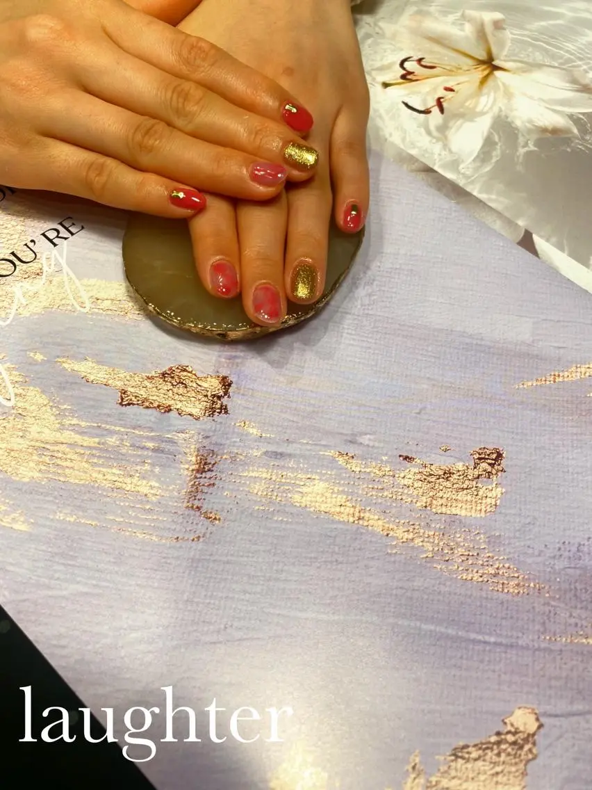 ネイル 春ネイル ハンドネイル laughter nailのネイルデザイン