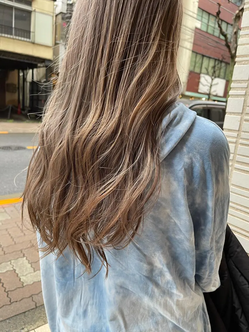 ロング カラー 竹尾 優斗のヘアスタイル