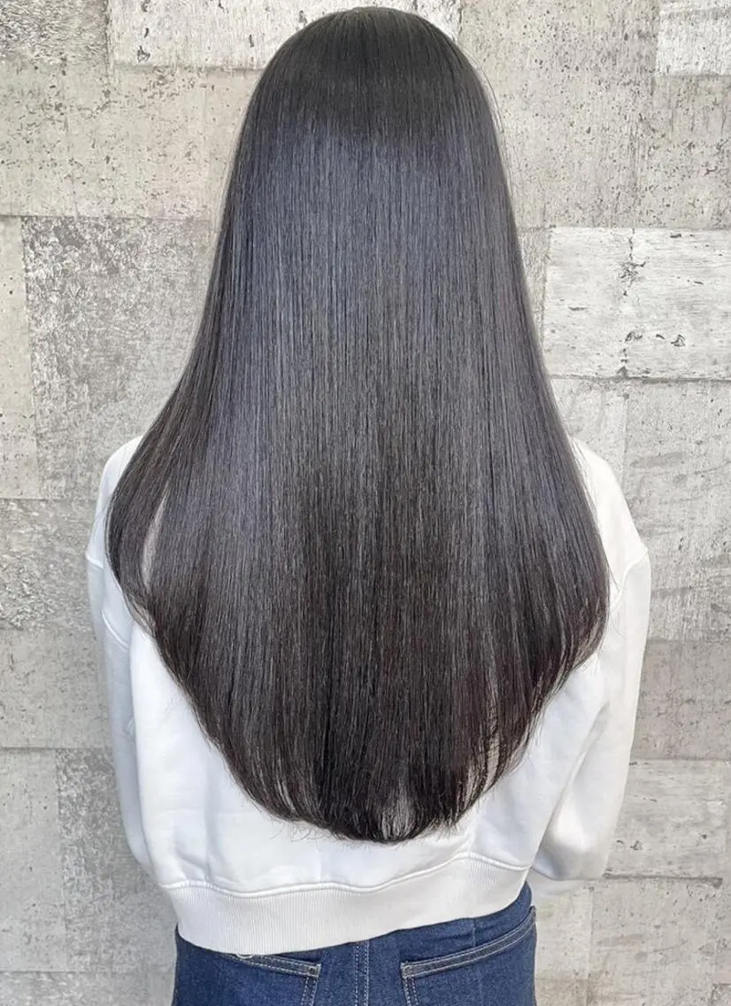ロング 松田 楽のヘアスタイル
