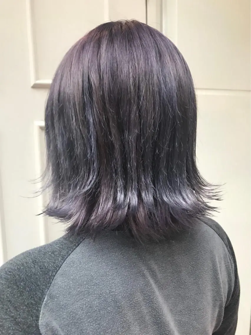 ショート カラー ラベンダーカラー 🫟Blanco🫟 Color&Careのヘアスタイル