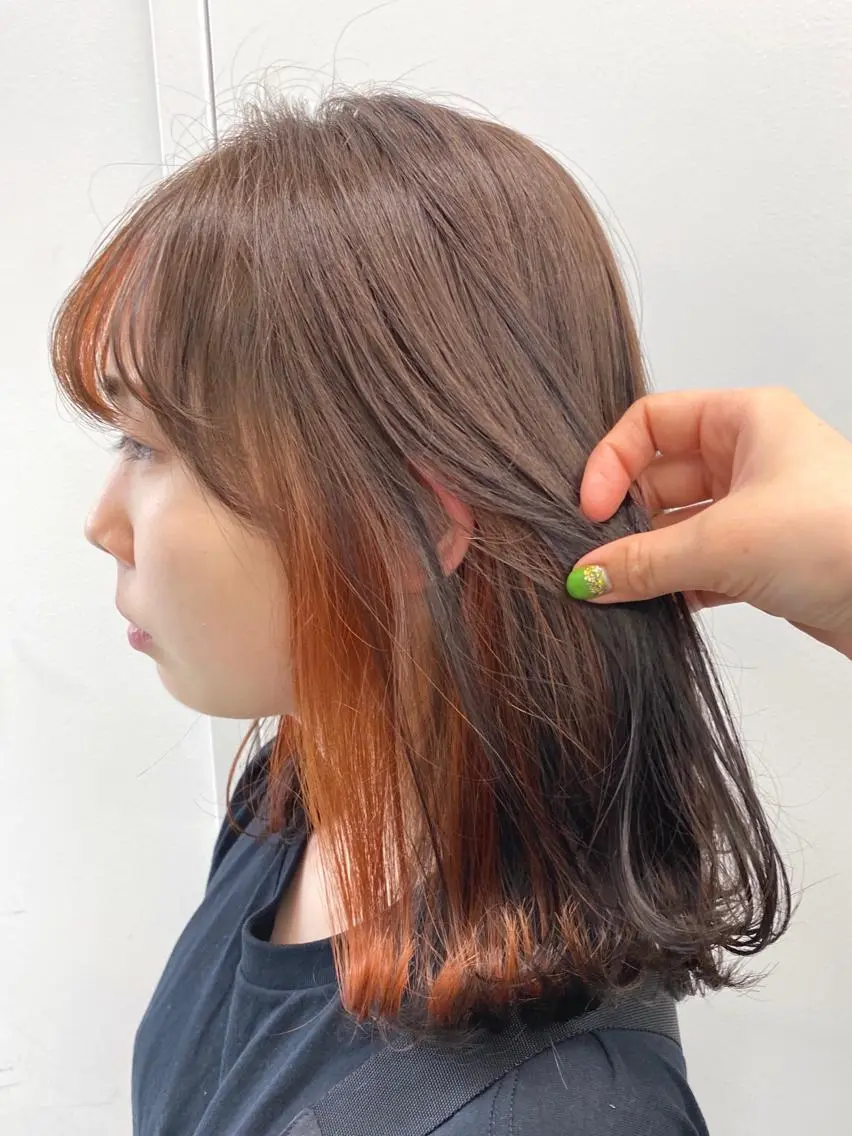 ミディアム カラー Unami MIHA☘️*゜のヘアスタイル