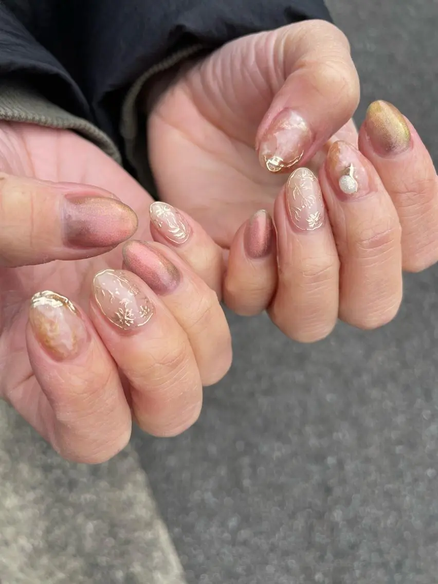 ネイル ハンドネイル 岩山 直子のネイルデザイン