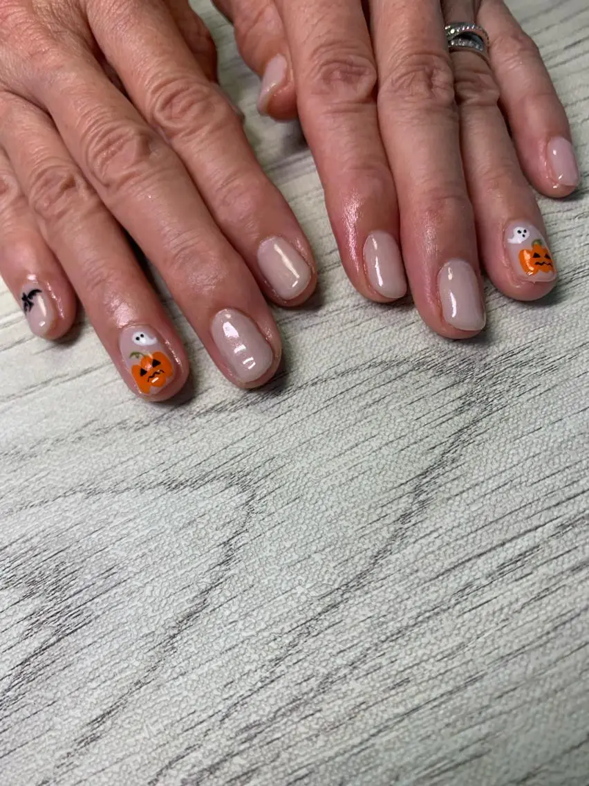 ネイル ハロウィン ハンドネイル フットネイル Adite nailのネイルデザイン