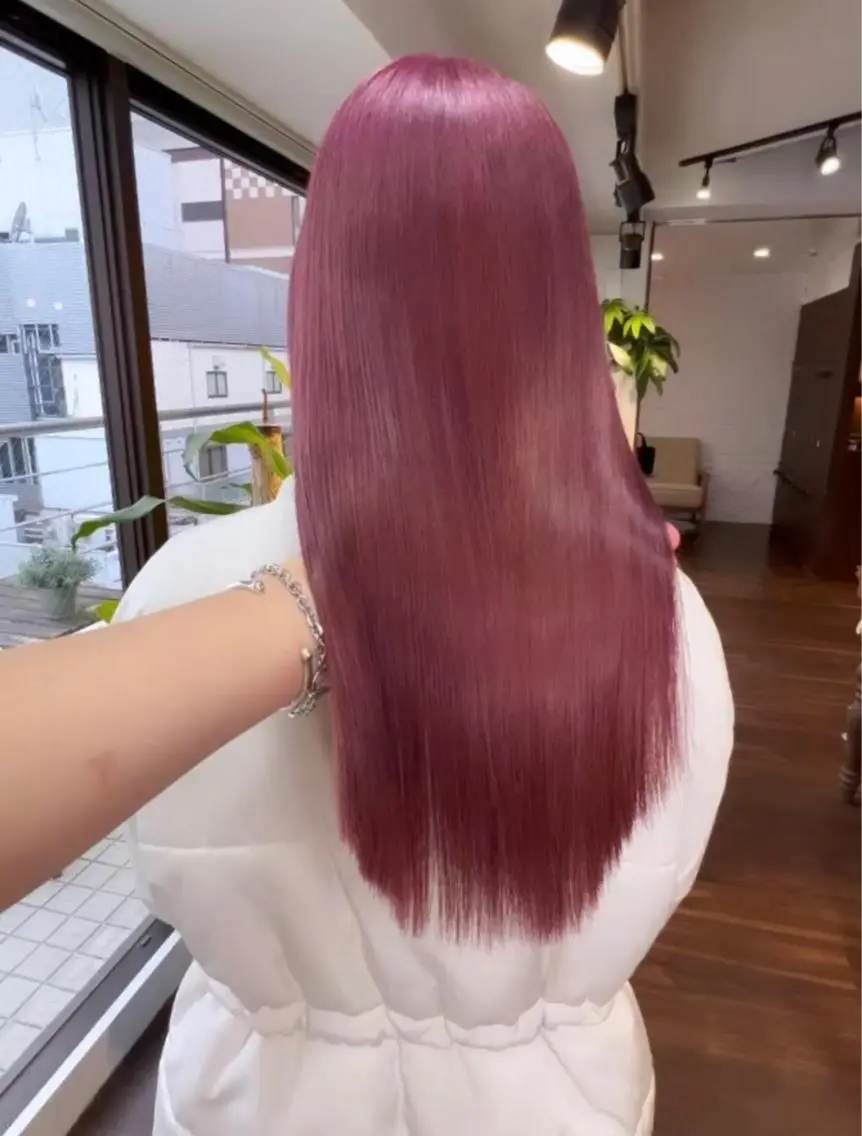 ロング カラー ブリーチ ダブルカラー ハイトーンカラー イルミナカラー インナーカラー 🧡色落ちまで2度 楽しめる🧡ヨシキのヘアスタイル