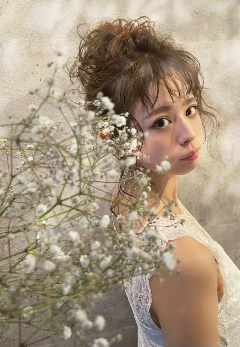 ロング ヘアアレンジ お団子ヘア おくれ毛 カット ヘアセット 骨格整形カット/ ショート✂️堀夢哉のヘアスタイル