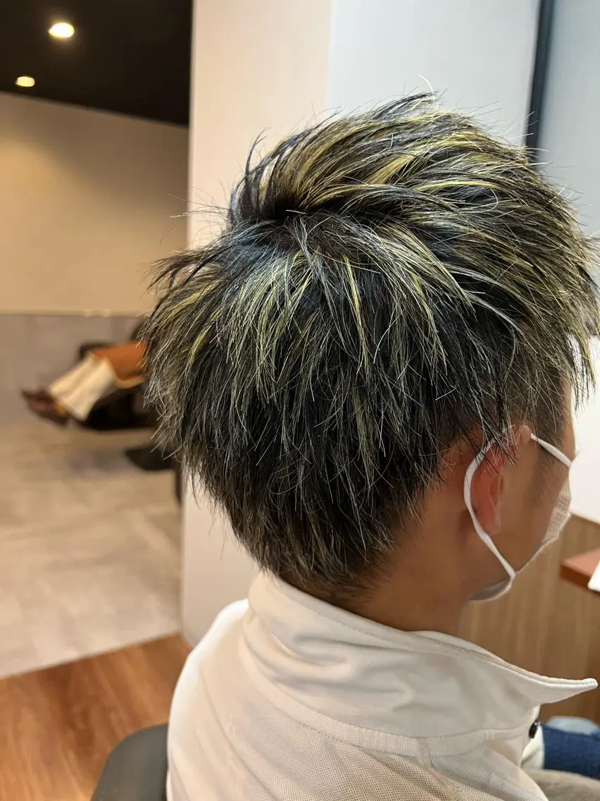 ショート ハイライト 仕上がり満足度No. 1🔥BLUCK🔥のヘアスタイル