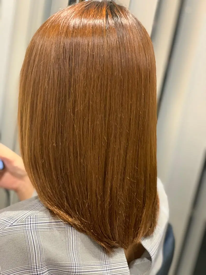 ミディアム 【くせ毛さんのお悩み 解決🍀】栗橋のヘアスタイル