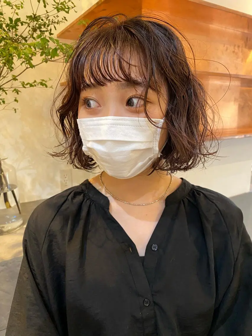 ミディアム カラー 砂原 ひよりのヘアスタイル
