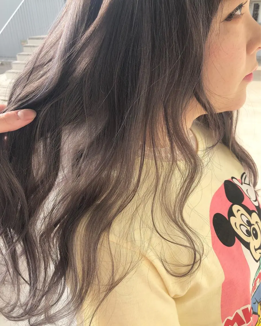 カラー ヘアカラー 早川 真幸のヘアスタイル