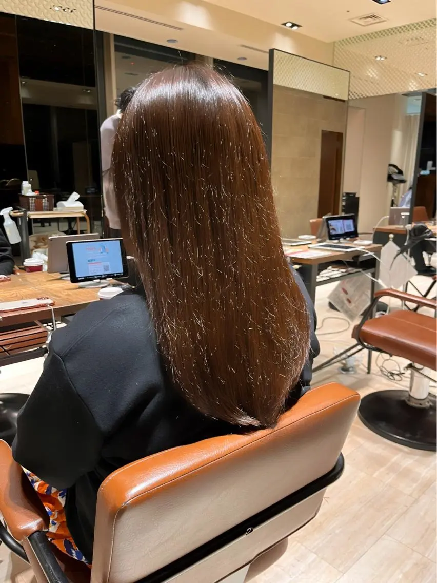 ロング 伸ばしかけ レイヤーカット 赤羽今日子/レイヤー /盛れる顔まわりのヘアスタイル