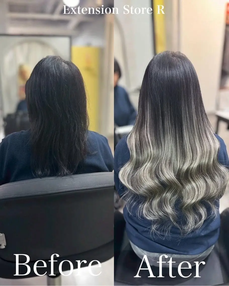 ロング レイヤーカット eye エクステ専門店Rのヘアスタイル