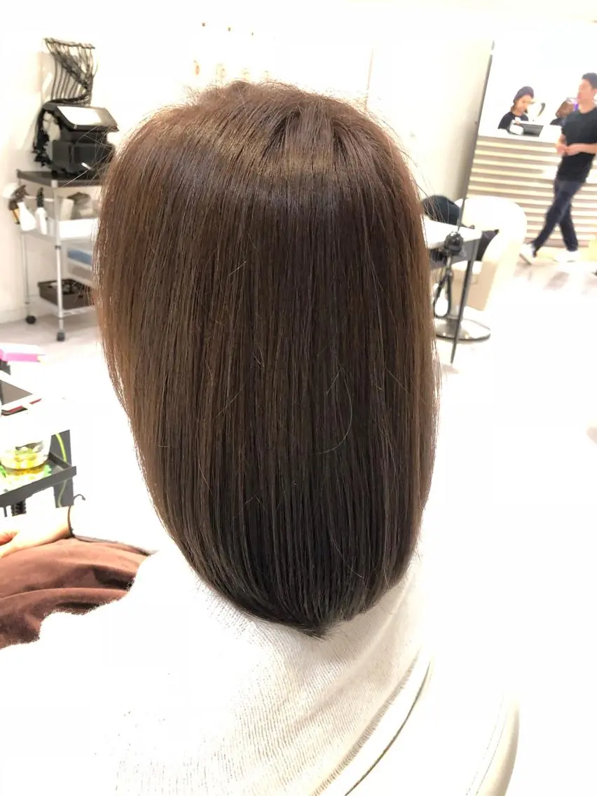ミディアム カラー イルミナカラー 金子 富士のヘアスタイル