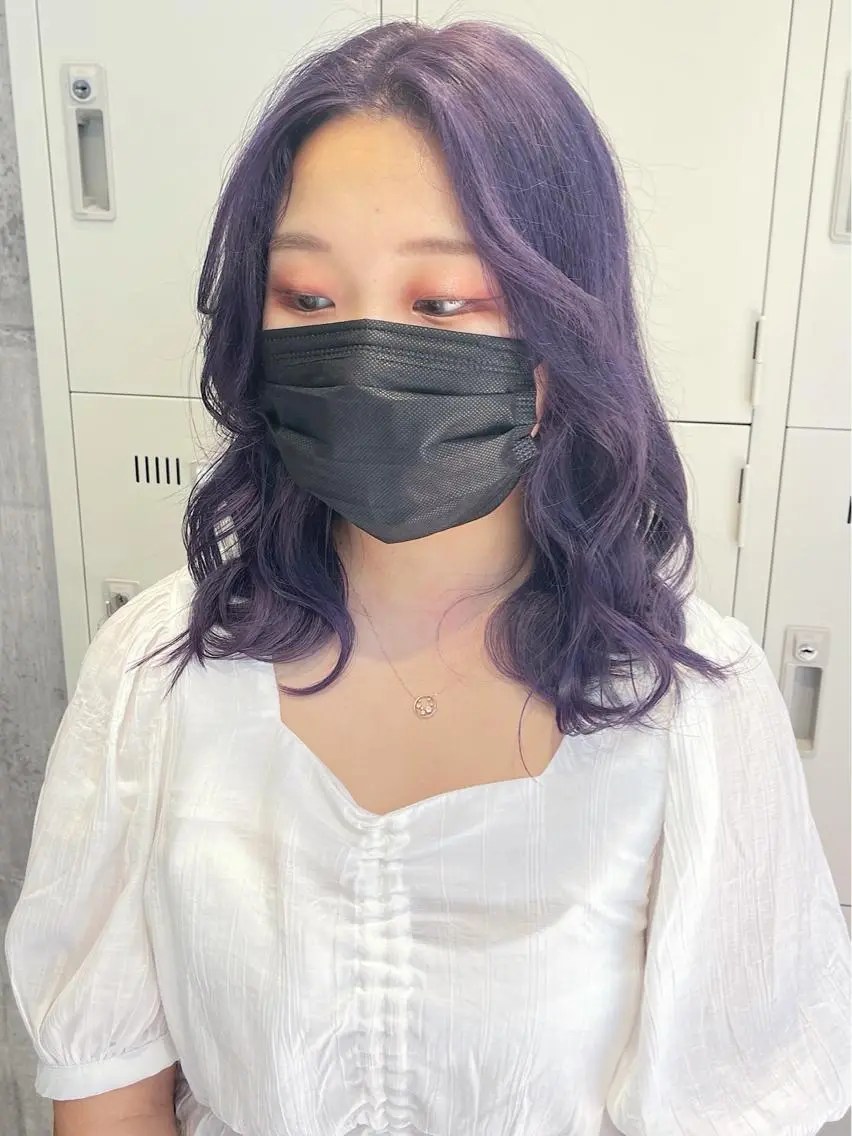 ミディアム カラー ヘアアレンジ カット ヘアカラー トリートメント 似合わせヘア💎 Ÿutóのヘアスタイル