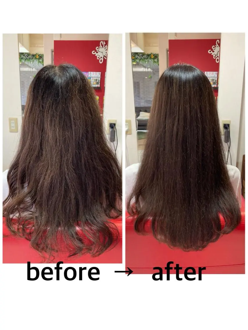 ロング 岸本 友子のヘアスタイル