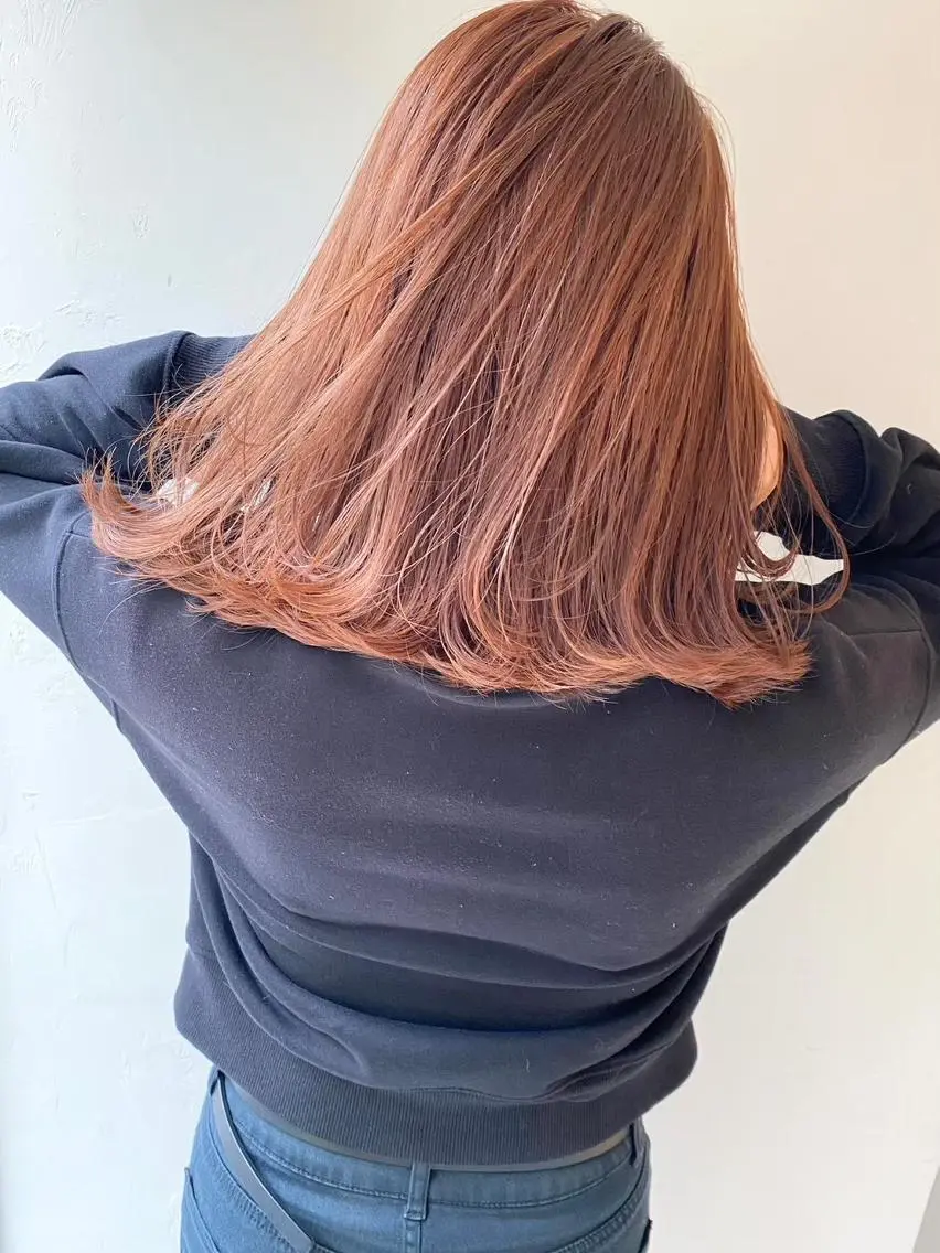 ミディアム カラー 🎀ブリーチ ハイト ーン ♡Kanon♡のヘアスタイル