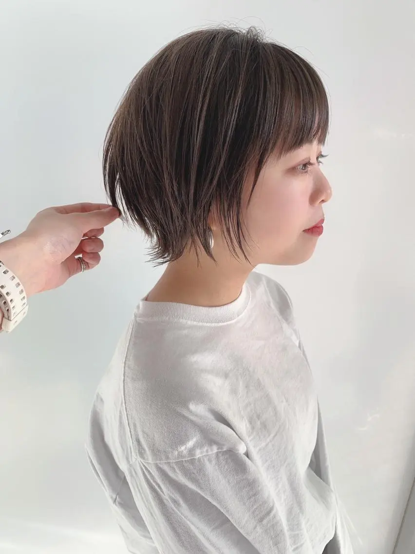 ショート 🎉骨格矯正カット ばば　としまさのヘアスタイル