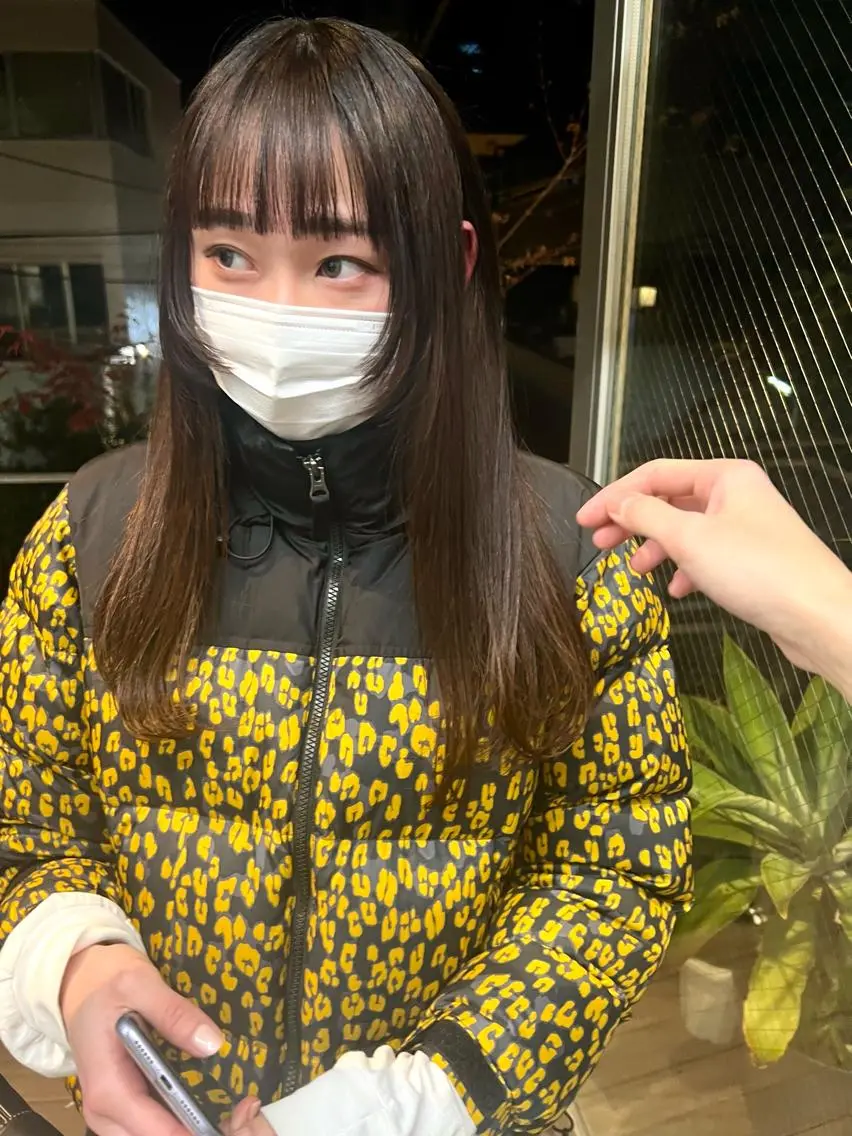 ミディアム 顔周りカット カット sakoda shunkiのヘアスタイル