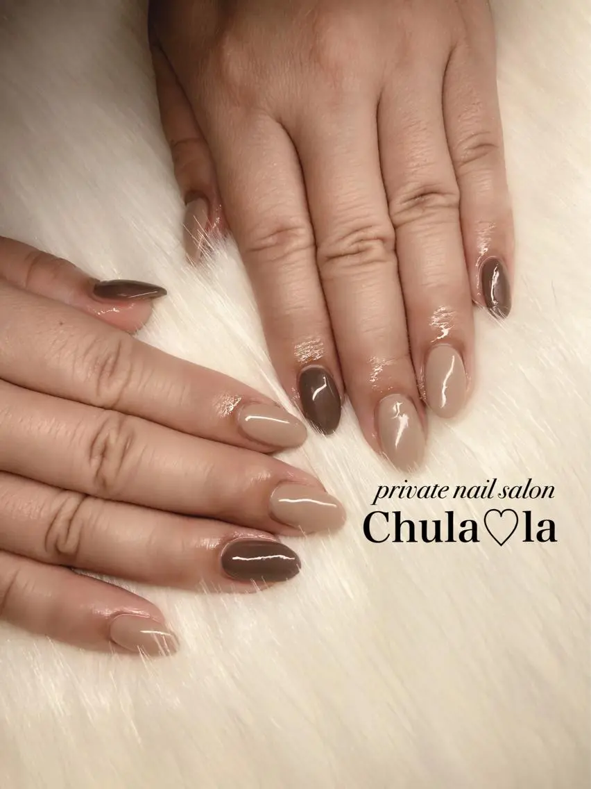 ネイル ラメ(グリッター) ラメグラデーション ワンカラーネイル Chula♡la 豊見城市高安のネイルデザイン