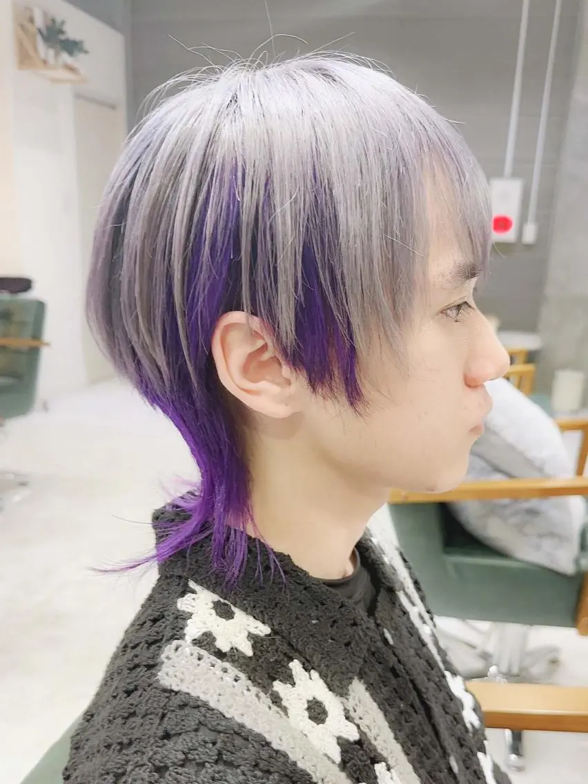 ショート カラー ヘアアレンジ メンズ メンズブリーチ メンズハイトーン ブリーチ ケアブリーチ 透明感カラー Days 透明感カラーのヘアスタイル