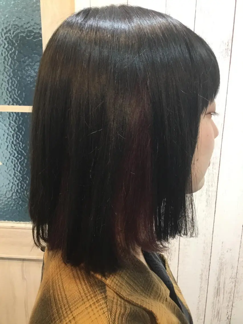 ミディアム カラー 金崎 新吾のヘアスタイル