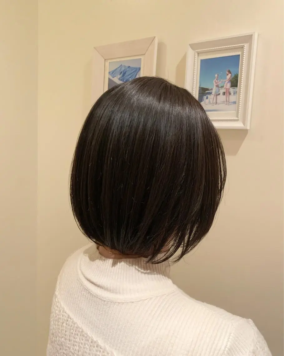 ショート カラー ブラウンカラー ショートカット / 銀座/ 青山莉奈のヘアスタイル