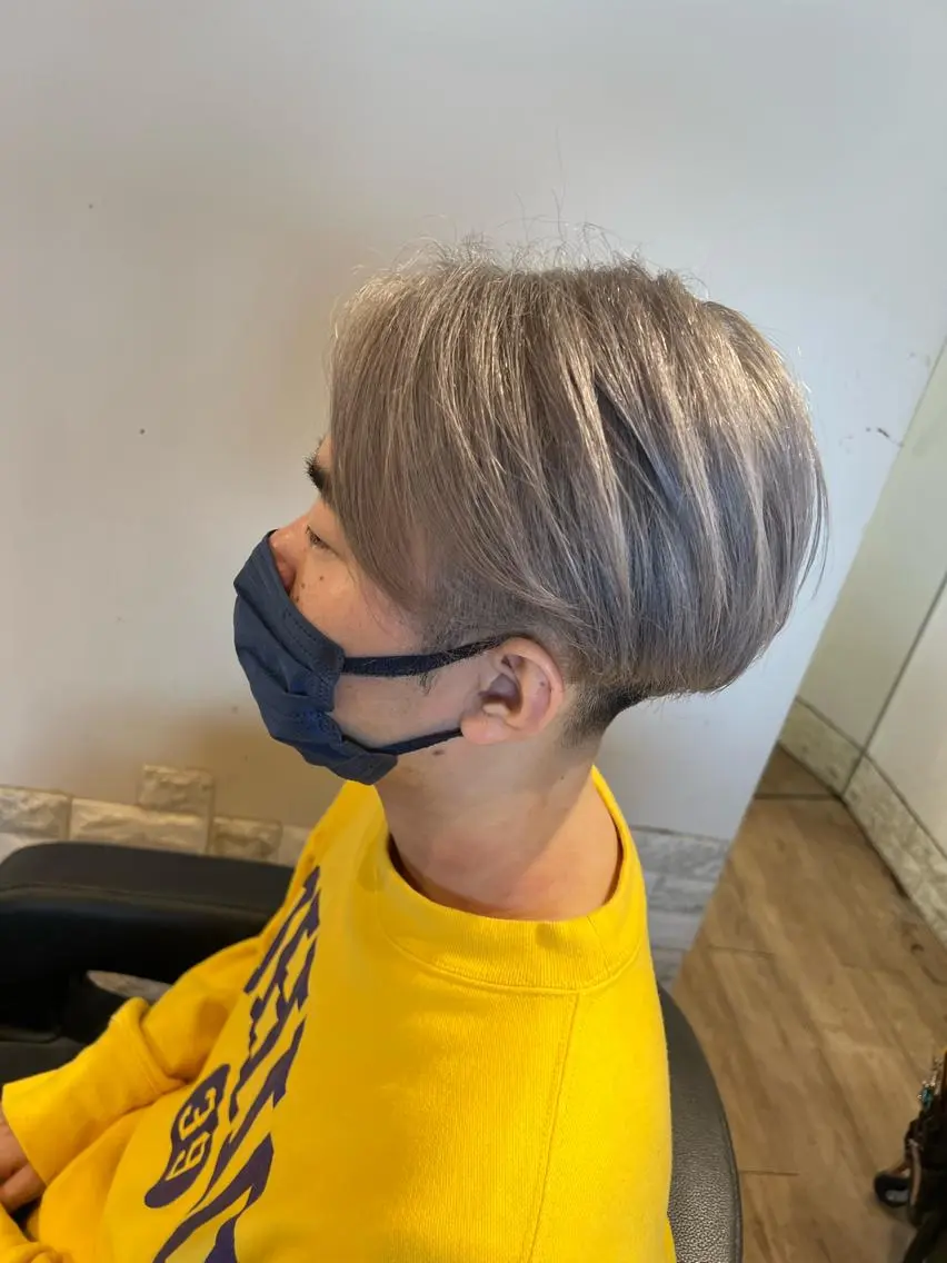 カラー メンズ カット ヘアカラー 大久保 隆蔵のヘアスタイル