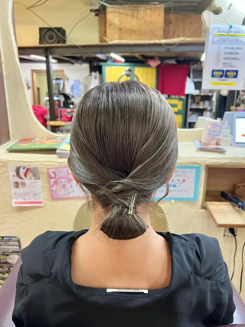 ミディアム カラー ヘアアレンジ 「sumi」 AMIのヘアスタイル